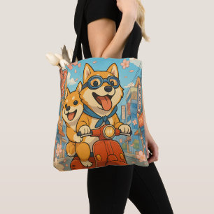 Bolsa Tote Encantado Shiba Inu