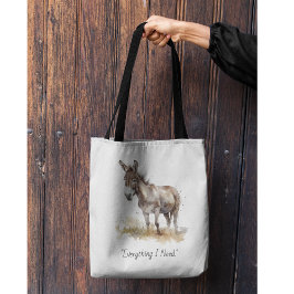 Bolsa Tote Encantadora Serenidade Donkey, costume