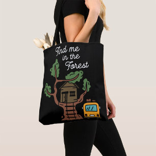 Bolsa Tote Encontre-Me Na Floresta