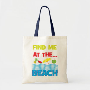 Bolsa Tote Encontre-Me Na Praia Tropical