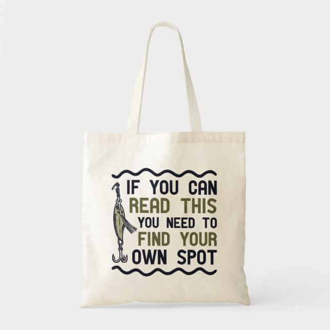 Bolsa Tote Encontre seu próprio local (Frente)