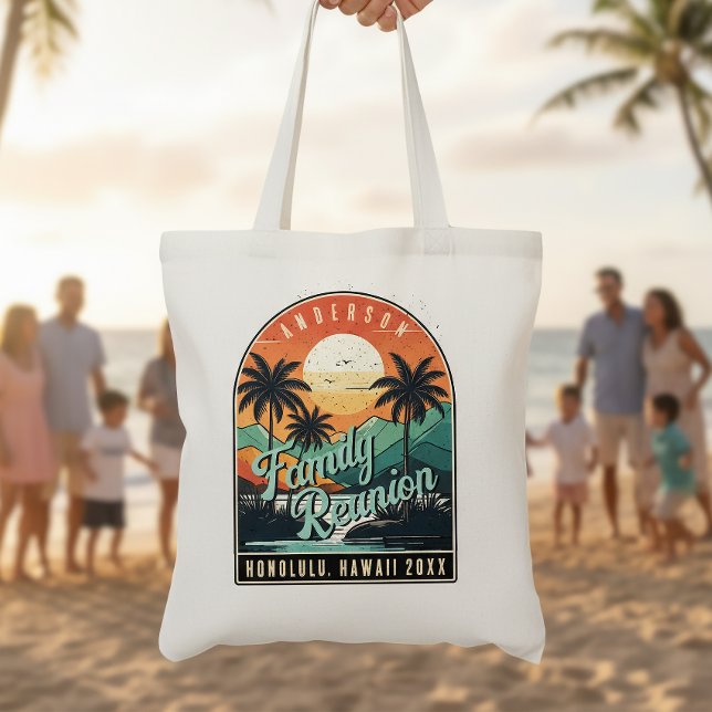 Bolsa Tote Encontro Familiar Retro Tropical ID1135 (Criador carregado)