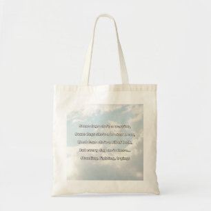 Bolsa Tote Encorajamento de Cotação Positiva da Força Empath