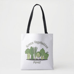 Bolsa Tote Energia de legumes verdes