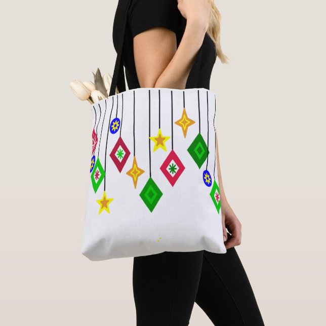 Bolsa Tote Enfeites de natal (Close Up)