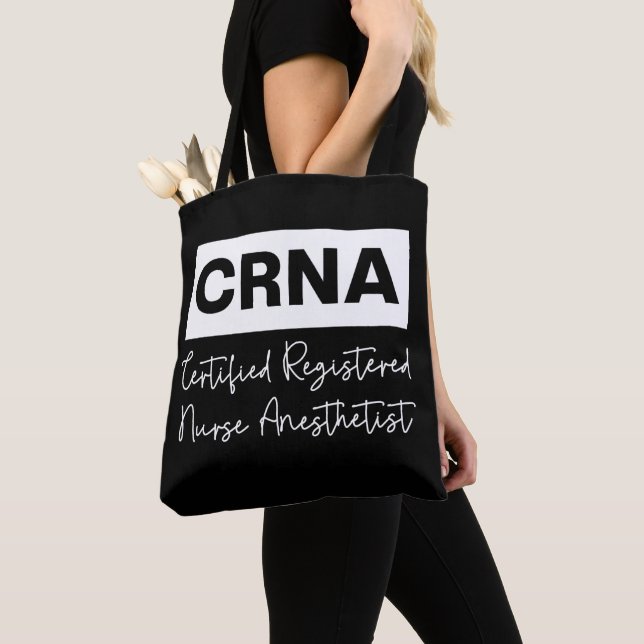 Bolsa Tote Enfermeira Anestesista da CRNA (Close Up)