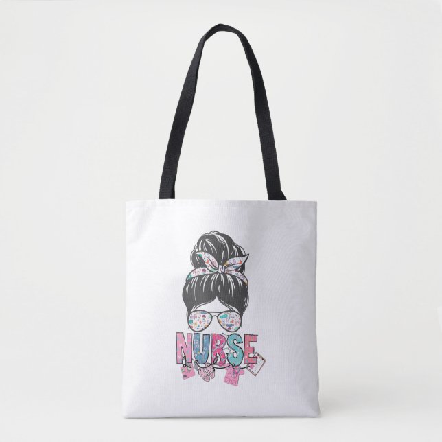 Bolsa Tote Enfermeira Cuidados de Saúde (Frente)