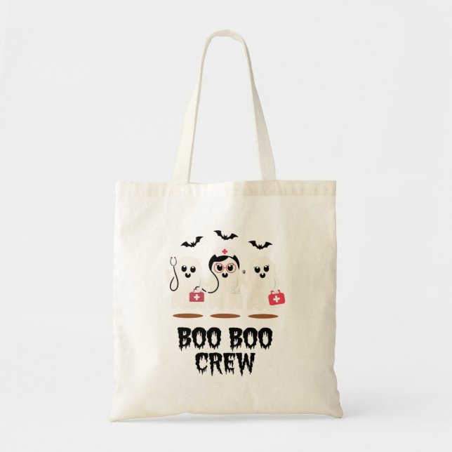 Bolsa Tote Enfermeira Cute Ghost Enfermeira (Frente)