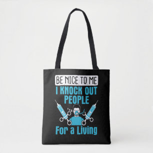 Bolsa Tote Enfermeira da CRNA, anestesista, derruba Pessoas