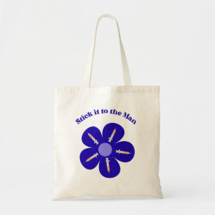 Bolsa Tote Enfermeira Divertida e Fofa Flebotomia Flor Sering