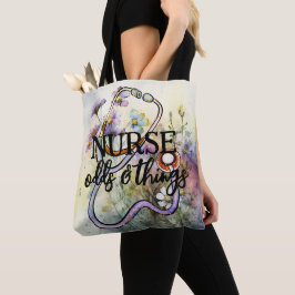 Bolsa Tote Enfermeira Enfermeira Engraçada Personalizada Este