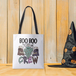Bolsa Tote Enfermeira Enfermeira Halloween Boo Boo Crew Ghost