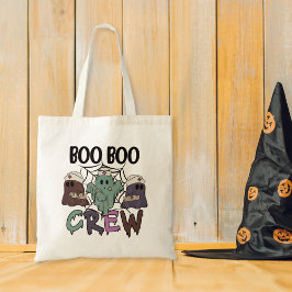 Bolsa Tote Enfermeira Enfermeira Halloween Boo Boo Crew Ghost