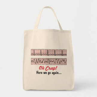 Bolsa Tote Enfermeira Engraçada Humor Tote Bag
