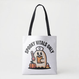 Bolsa Tote Enfermeira Fantasma de Vitals Assustadores Apenas