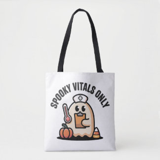 Bolsa Tote Enfermeira Fantasma de Vitals Assustadores Apenas 