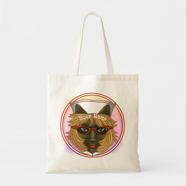 Bolsa Tote Enfermeira Gato  (Frente)