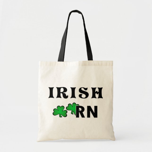 Bolsa Tote Enfermeira irlandesa RN (Frente)