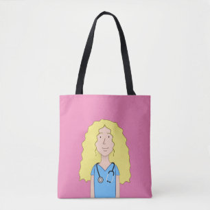 Bolsa Tote Enfermeira loira