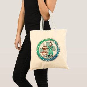 Bolsa tote Enfermeira Macaco de Meia