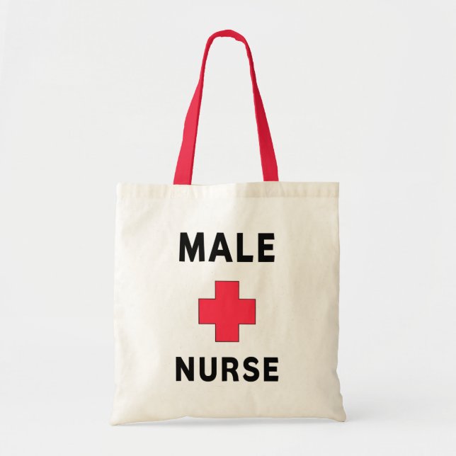 Bolsa Tote Enfermeira masculina (Frente)