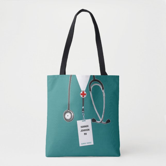 Bolsa Tote Enfermeira Personalizada (Frente)