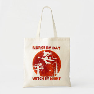 Bolsa Tote Enfermeira Por Dia Bruxa De Noite Engraçada Presen