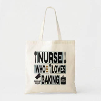 Bolsa Tote Enfermeira que adora cozinhar