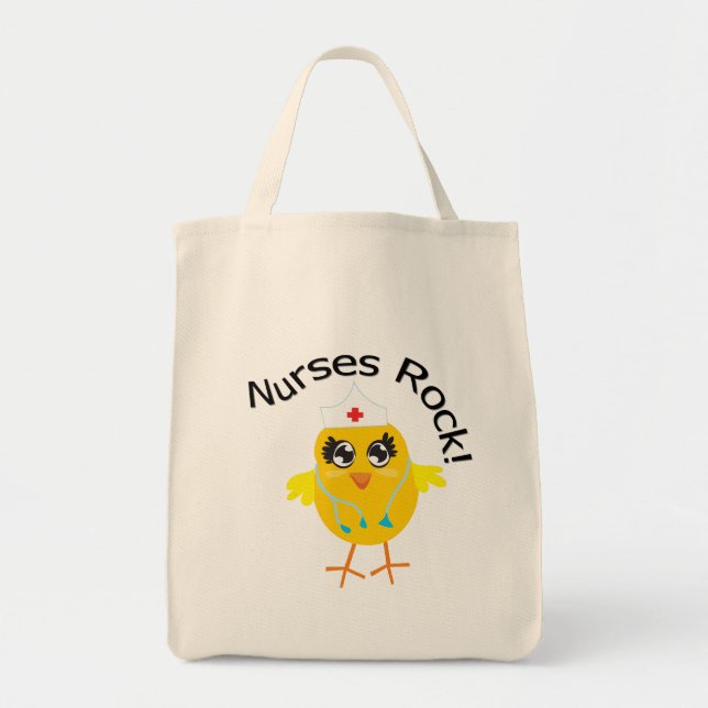 Bolsa Tote Enfermeiro Rock (Frente)