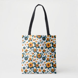 Bolsa Tote Enfermeiro Sunflower Stampede: O Disco da Natureza