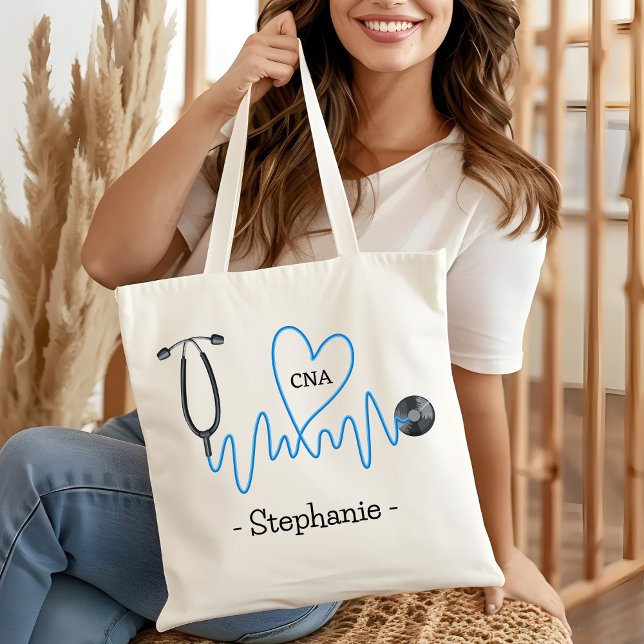 Bolsa Tote Enfermeiros Personalizados Tote Bags RN LPN CNA PA (Criador carregado)
