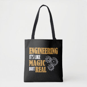 Bolsa Tote Engenharia - É como Magia, mas muito engraçada