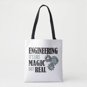Bolsa Tote Engenharia - É como Magia, mas Real