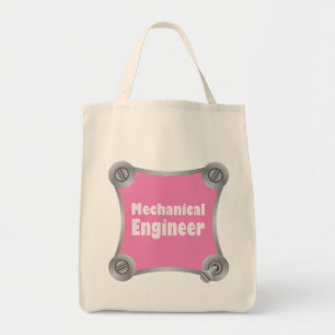 Bolsa Tote Engenheira Mecânica Rosa