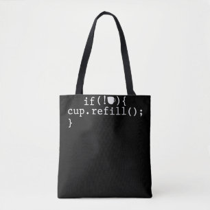 Bolsa Tote Engenheiro de Software de Codificação Inteligent