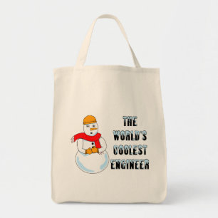 Bolsa Tote Engenheiro mais legal Snowman