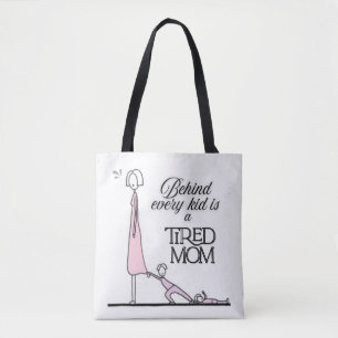Bolsa Tote Engraçada Mãe, Citação De Dúvida.