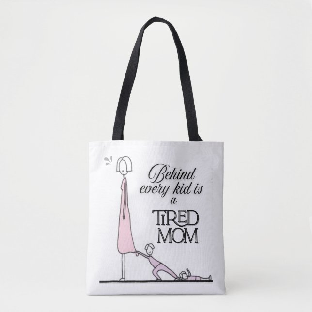 Bolsa Tote Engraçada Mãe, Citação De Dúvida. (Frente)