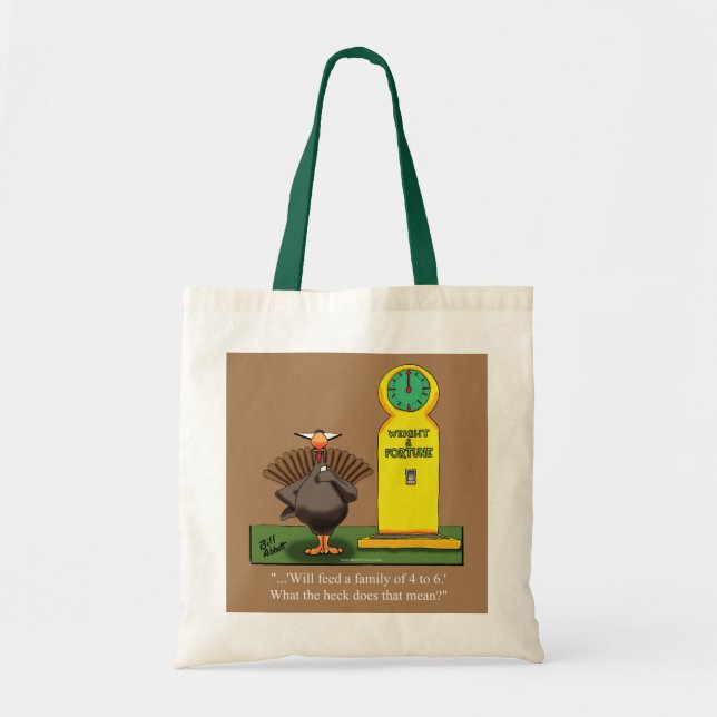 Bolsa Tote Engraçado Ação de Graças Humor Tote Bag Gift (Frente)