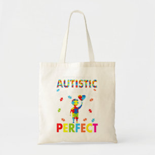 Bolsa Tote Engraçado Autismo cita "A Sociedade diz que sou A