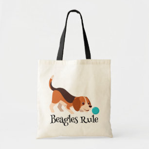 Bolsa Tote Engraçado Beagle Lover Oferece Cartoon Puppy Dog L