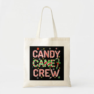 Bolsa Tote Engraçado Candy Cane Crew Candy de Natal Lover X-m