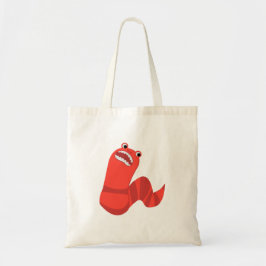 Bolsa Tote Engraçado Cartoon Mongol Death Worm