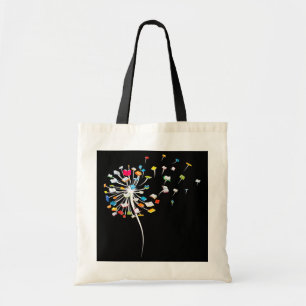 Bolsa Tote Engraçado Dandelion Livros Presente Para Ler Pão