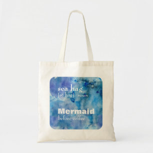 Bolsa Tote Engraçado Engraçado Definição: Sereia Antes Do