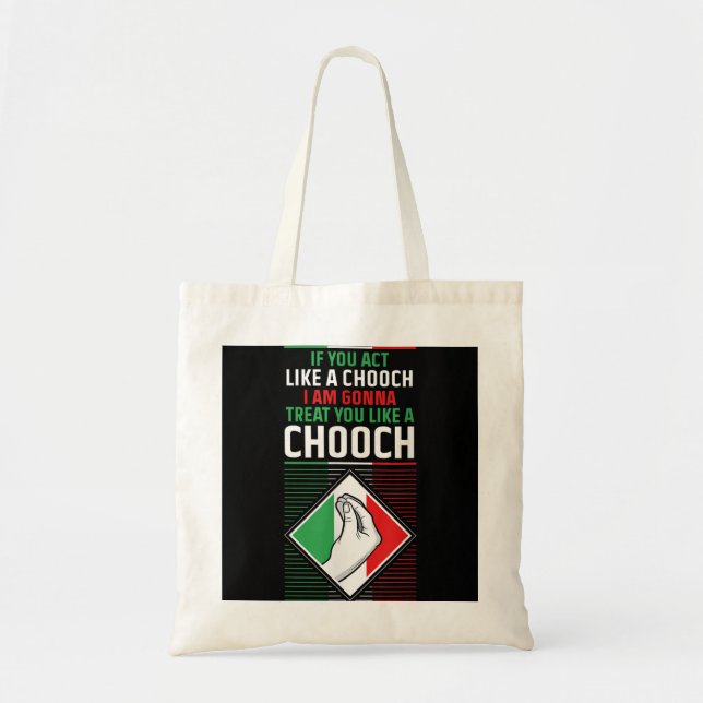 Bolsa Tote Engraçado Humor Italiano Cotação Slang Diversão It (Frente)