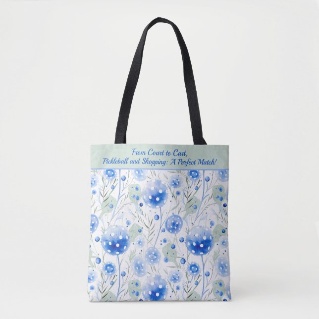 Bolsa Tote Engraçado Mancha-flor-de-açúcar (Frente)