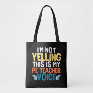 Bolsa Tote Engraçado Não Estou Gritando Essa É A Voz Da Minha