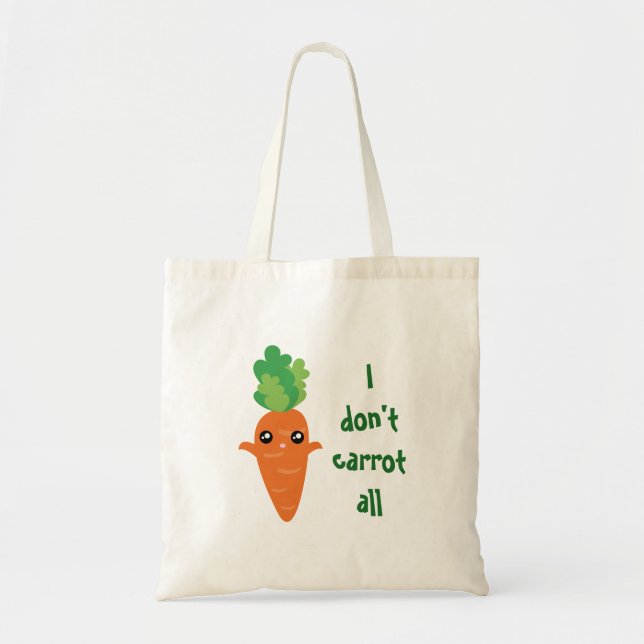 Bolsa Tote Engraçado não estragar todas as Comidas. (Frente)