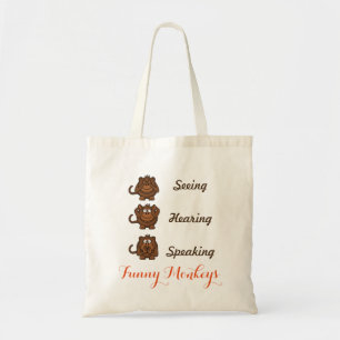 Bolsa Tote Engraçado Personalizado Ao Ver A Audição Faland